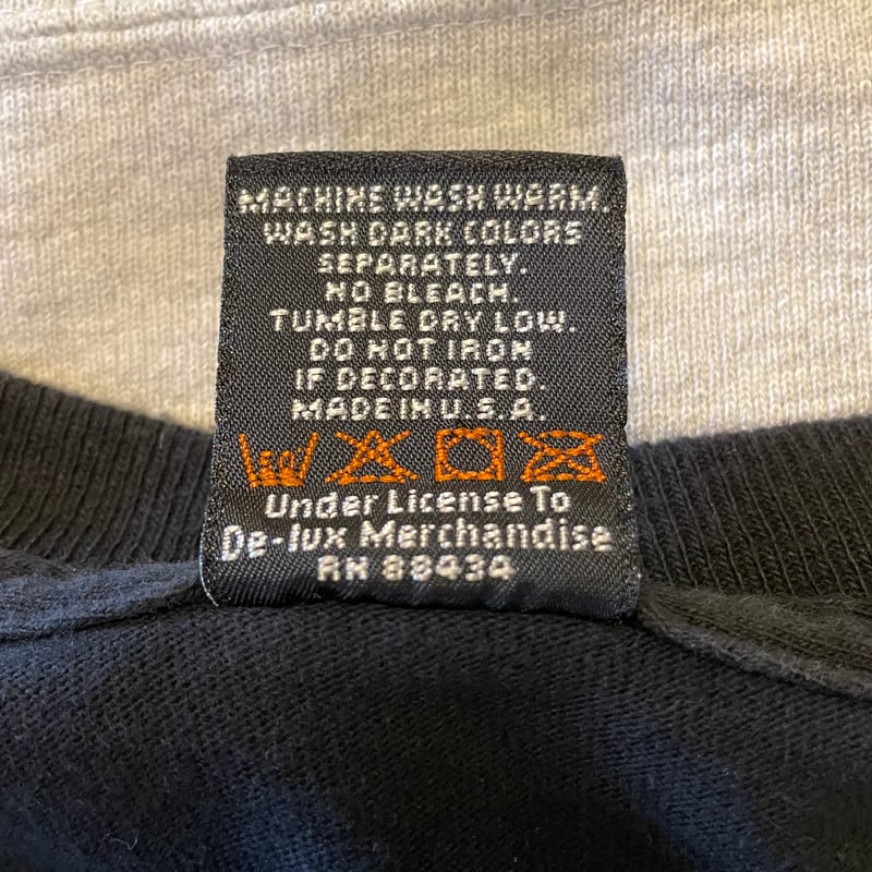 2001 ハーレーダビッドソン tシャツ レッドフェードUSA製ハクトウワシ L レッドハンドショートスリーブTシャツ -ハーレーダビッドソン
