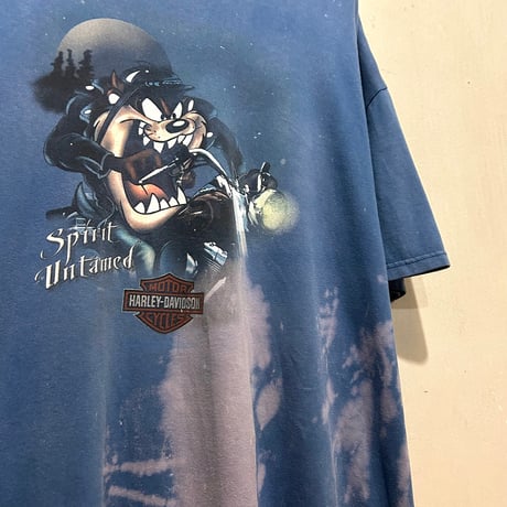 HARLEY-DAVIDSON×LOONEY TUNES　S/S Tシャツ　ハーレーT　USA製　Size 2XL　©2003　雰囲気系　(S5741)