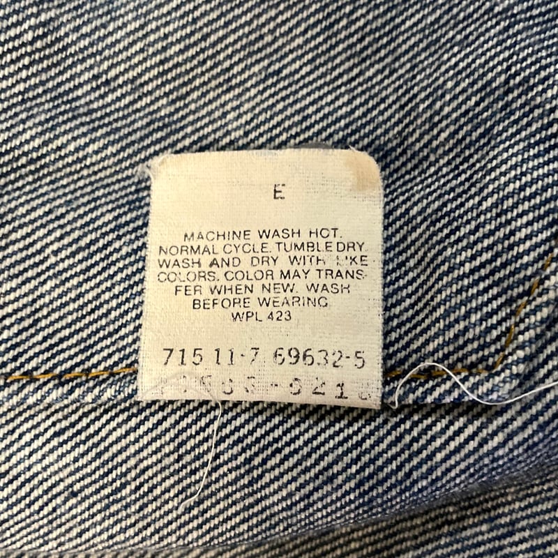 80s Levi's 70506 0216 デニムジャケット USA製 Size 38 4ポケ 80s Levi's 70506 0216 デニムジャケット USA製 Size 38 4ポケ