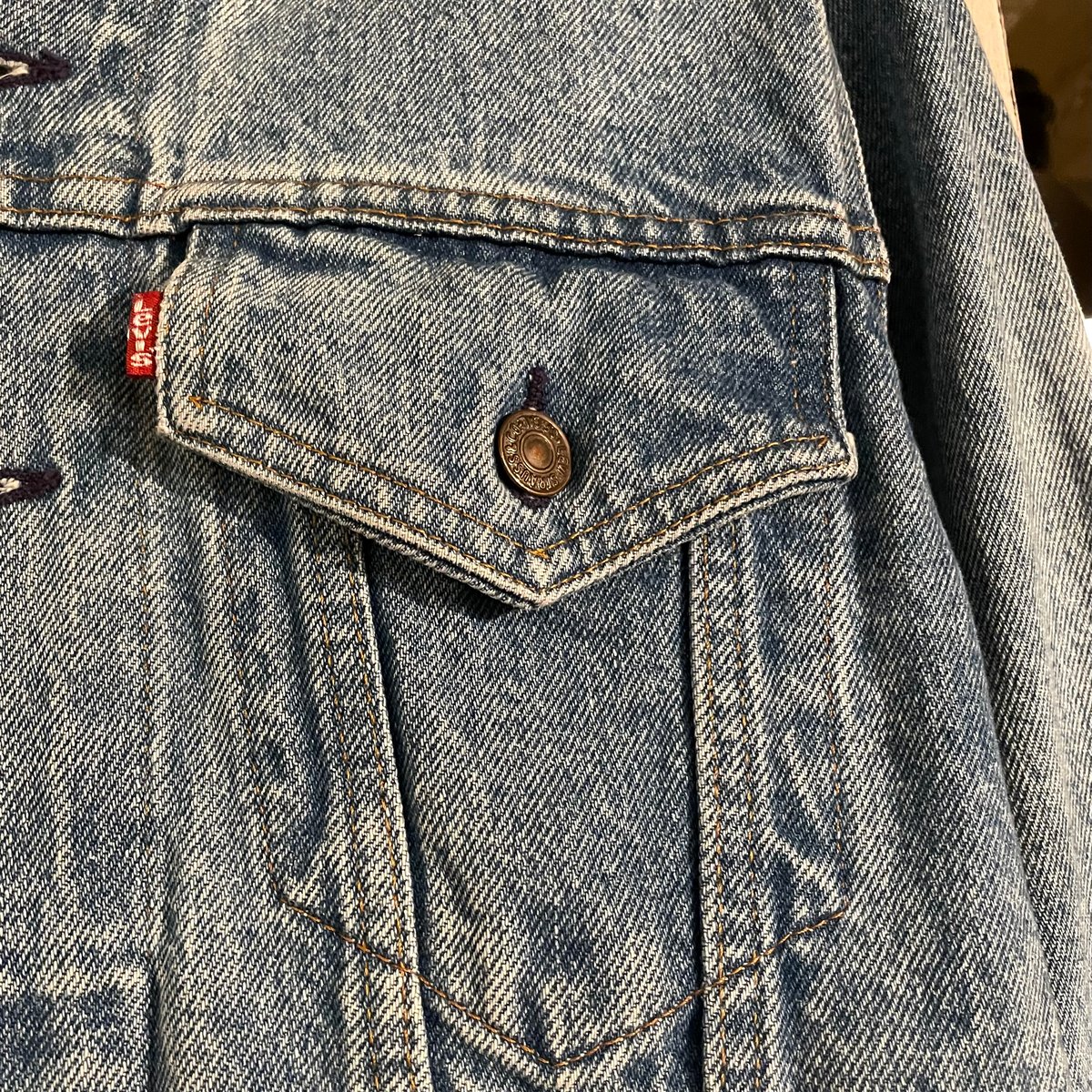 80s USA製 リーバイス 70506 デニム ジャケット 44 80's Levi's 70506 デニムジャケット 4ポケット 表記(48) USA製