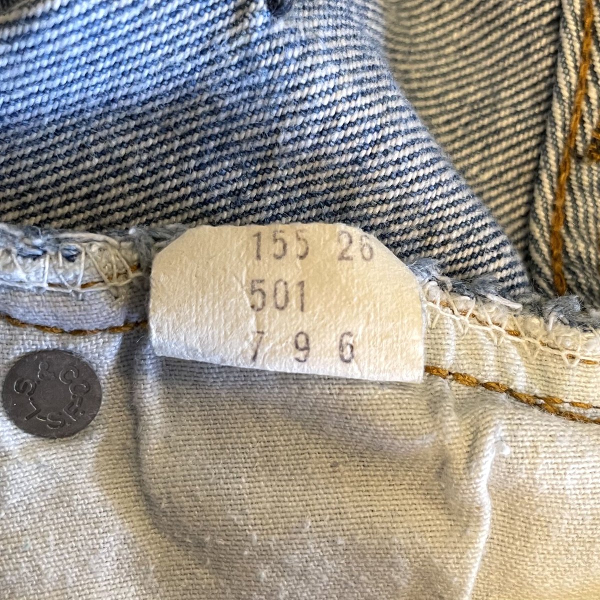 70s Levi's 501 66後期 リーバイス バックポケット チェーン 70s Levi's 501 66後期 リーバイス バックポケット チェーン