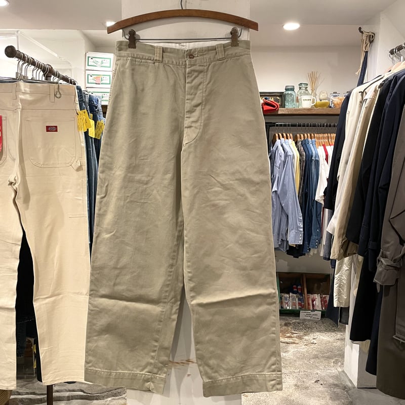 US ARMY KHAKI TROUSERS チノトラウザーズ 50s 軍パン US ARMY KHAKI TROUSERS チノトラウザーズ 50s 軍パン