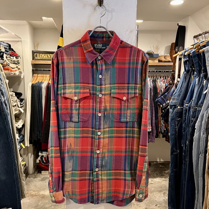 POLO by Ralph Lauren L/Sチェックネルシャツ ラルフローレン