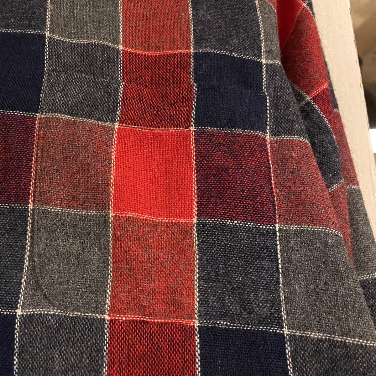 PILGRIM 50s ヴィンテージ ウールシャツ 50s PILGRIM Vintage Wool Shirt DEAD STOCK オープンカ
