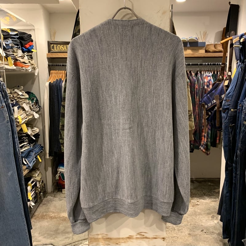 【USA製】ラコステ IZOD アクリルカーディガン グレー アメリカ製 L USA製】ラコステ IZOD アクリルカーディガン グレー アメリカ製