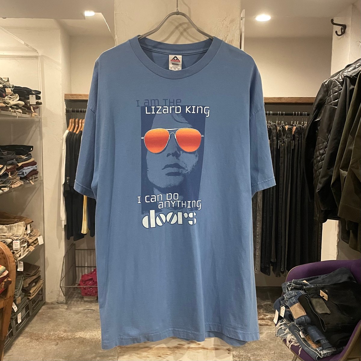 00s S/S バンドTシャツ The Doors Lizard King Size XL ド