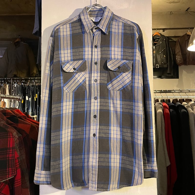 70s FIVE BROTHER L/S ネルシャツ USA製 Size L コットンシャツ 70s FIVE BROTHER L/S ネルシャツ USA製 Size L コットンシャツ