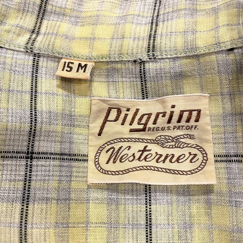 Pilgrim 50s ヴィンテージ ウエスタンシャツ ピルグリム (S0800) | DUFF