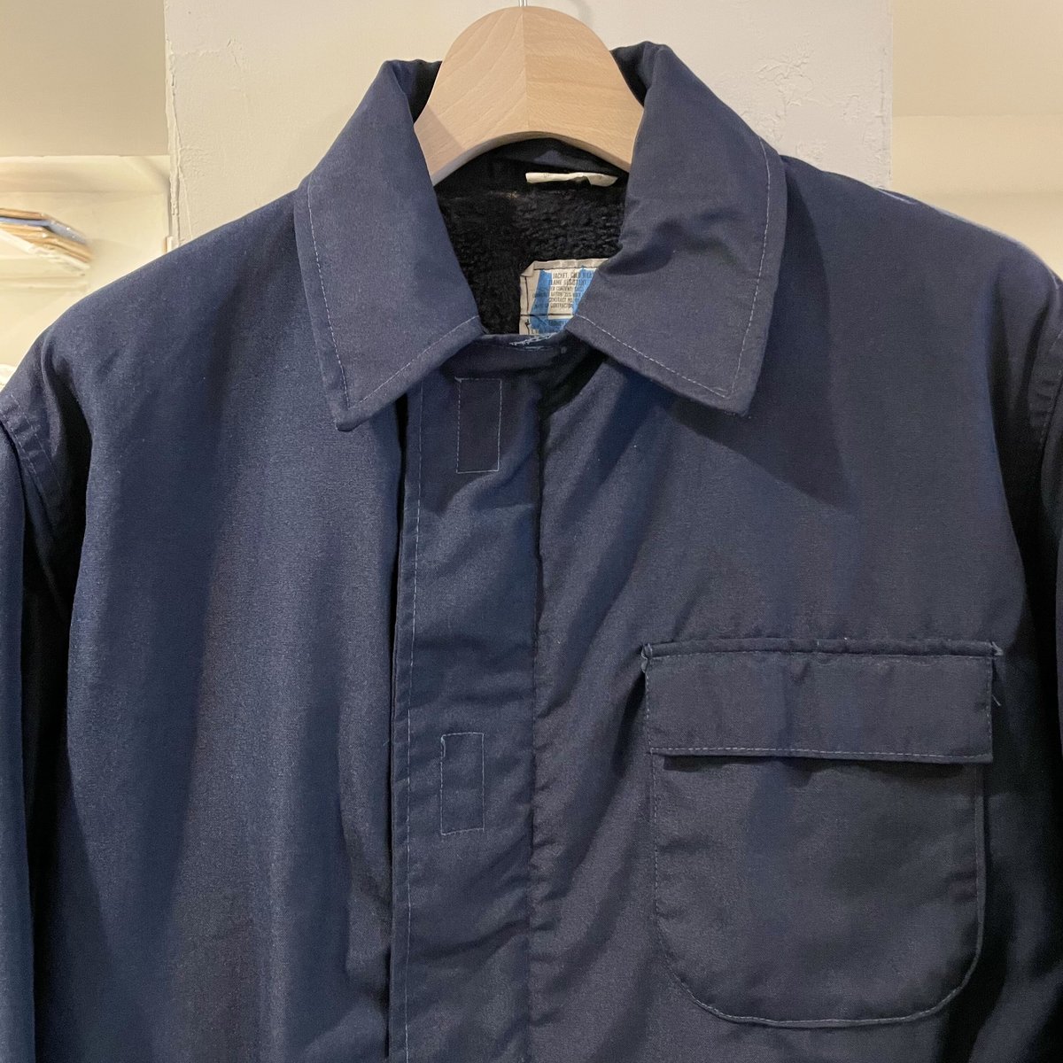 90s USN アラミドデッキジャケット テニアー社 M(38-40) 美品 US NAVY アラミドデッキジャケット 紺 90s ミリタリージャケット