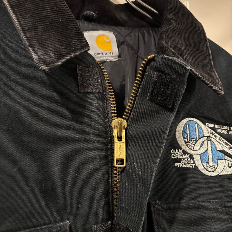Carhartt トラディショナルコート　企業ロゴ　ブラック　sサイズ carhartt カーハート トラディショナルコート ダックジャケット