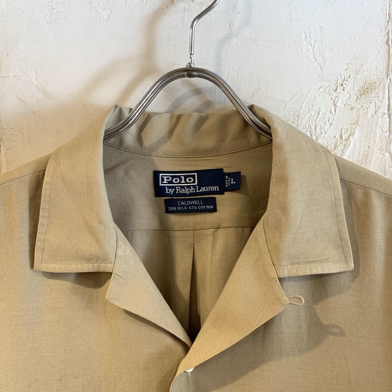 90s Polo by Ralph Lauren S/S オープンカラーシャツ ラルフ 90s Polo by Ralph Lauren S/S オープンカラーシャツ ラルフ