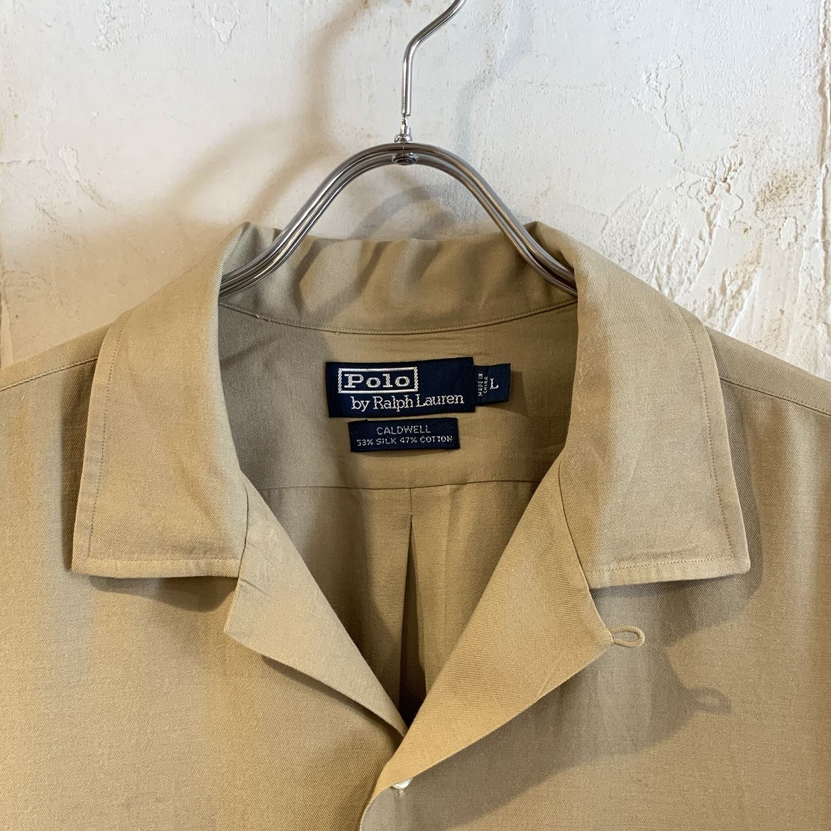 90s Polo by Ralph Lauren S/S オープンカラーシャツ ラルフ 90s Polo by Ralph Lauren S/S オープンカラーシャツ ラルフ