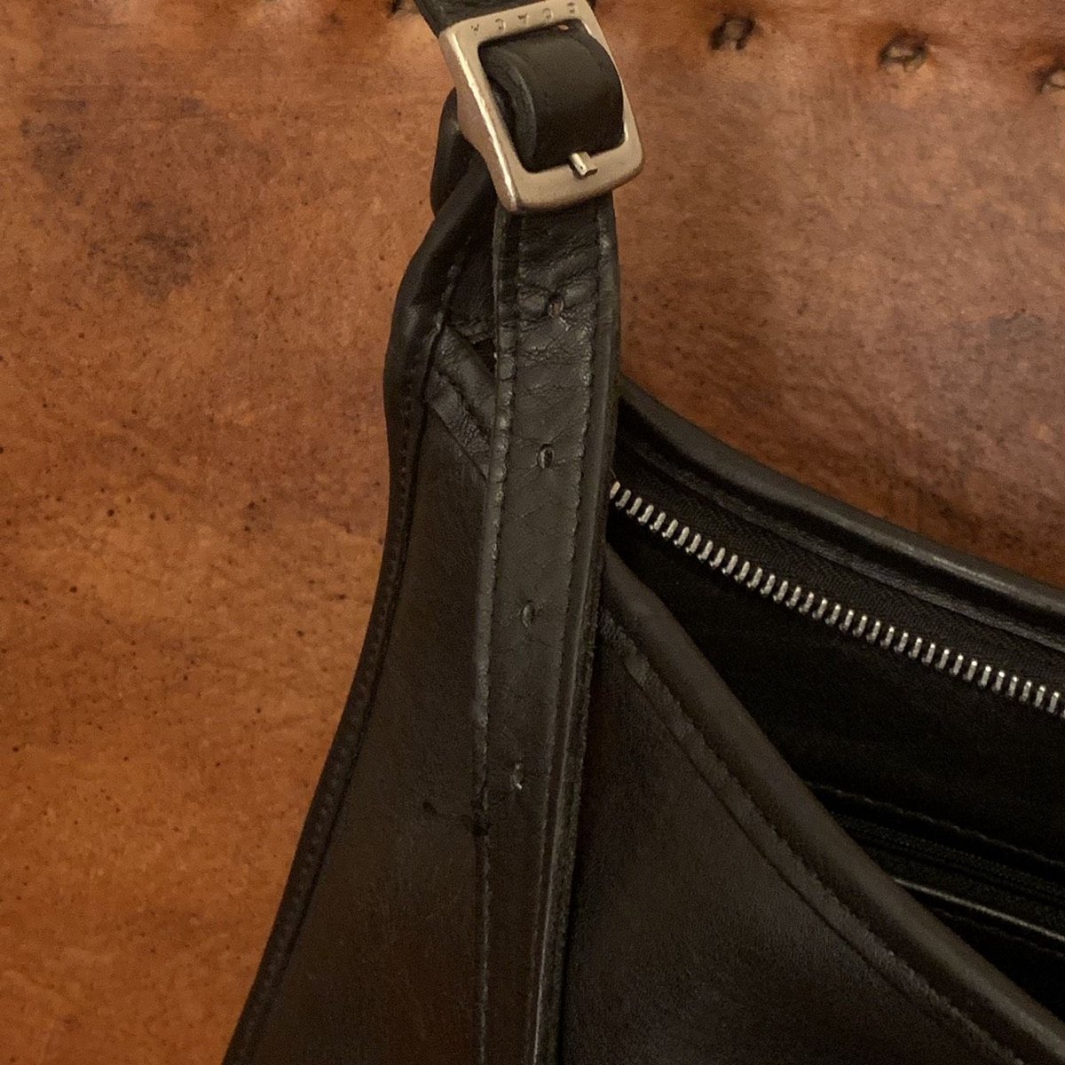 COACH オールドコーチ レザーショルダーバッグ | DUFF