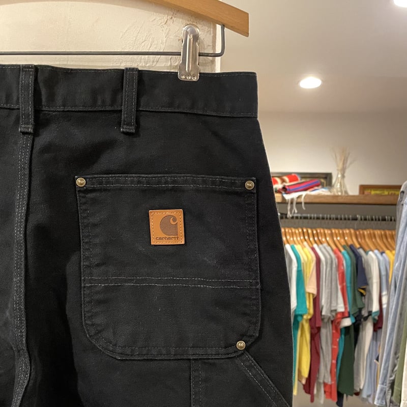 Carhartt カーハート ダックペインターパンツ ブラック Lサイズ相当 Carhartt カーハート メンズ ダブルニー ダック ペインター