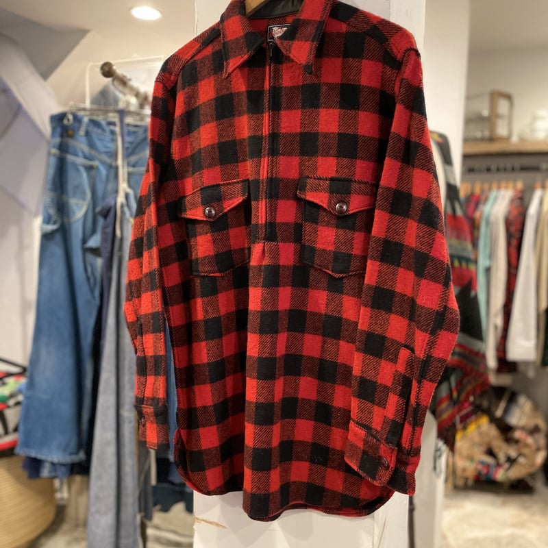 40ct&525 × WOOLRICH ダブルブレストジャケット 赤チェック柄 40ct&525 × WOOLRICH ダブルブレストジャケット 赤チェック柄 メンズ
