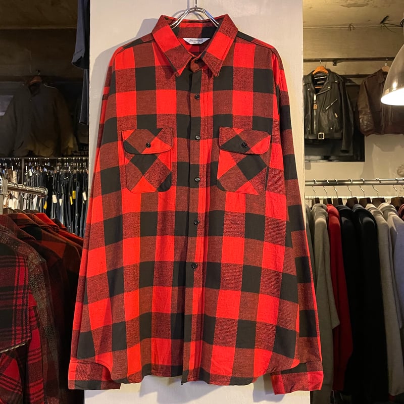 70s FIVE BROTHER L/S ネルシャツ DEAD STOCK USA製 Size