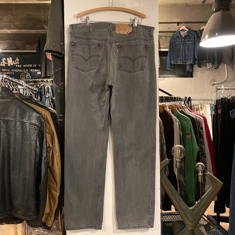 90s Levi's 501 0660 後染め ブラックデニム パンツ 40×34 USA製 90s Levi's 501 0660 後染め ブラックデニム パンツ 40×34 USA製