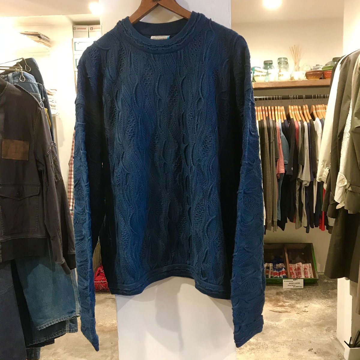 COOGI BASICS 3Dニット クルーネックセーター ソリッドカラー COOGI BASICS 3Dニット クルーネックセーター ソリッドカラー