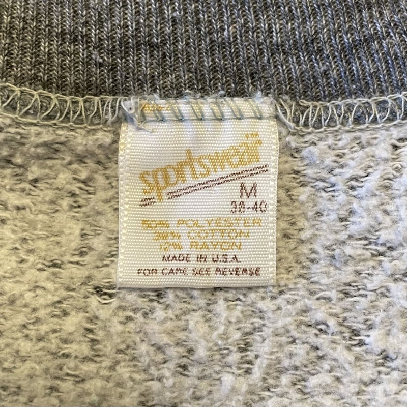 70s sportswear S/S Sweat Shirt 半袖スウェット USA製 ショー 70s sportswear S/S Sweat Shirt 半袖スウェット USA製 ショー