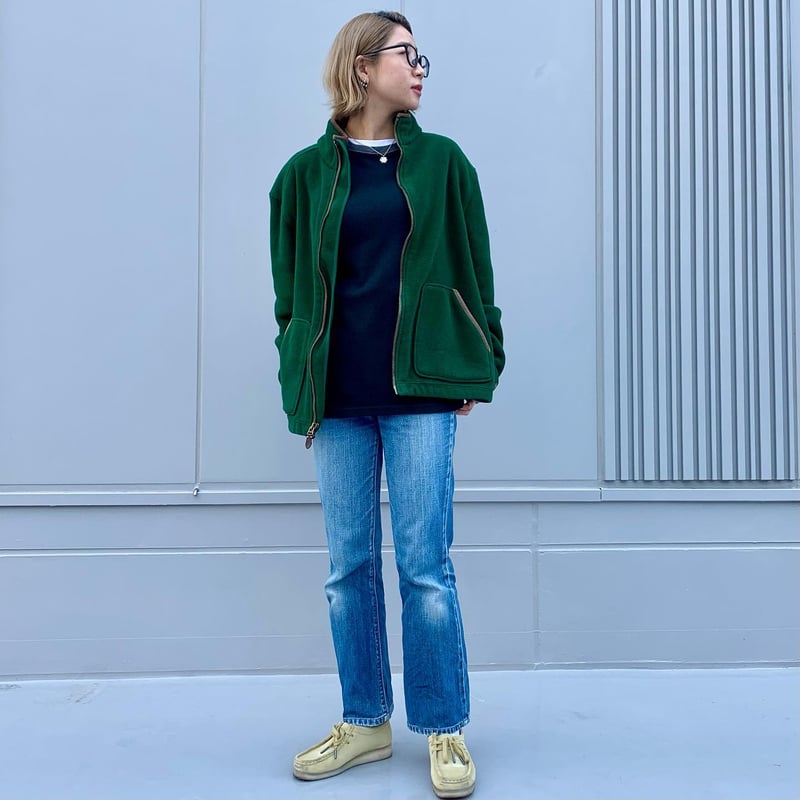 POLO by Ralph Lauren フリースジャケット レザーパイピング ラルフ