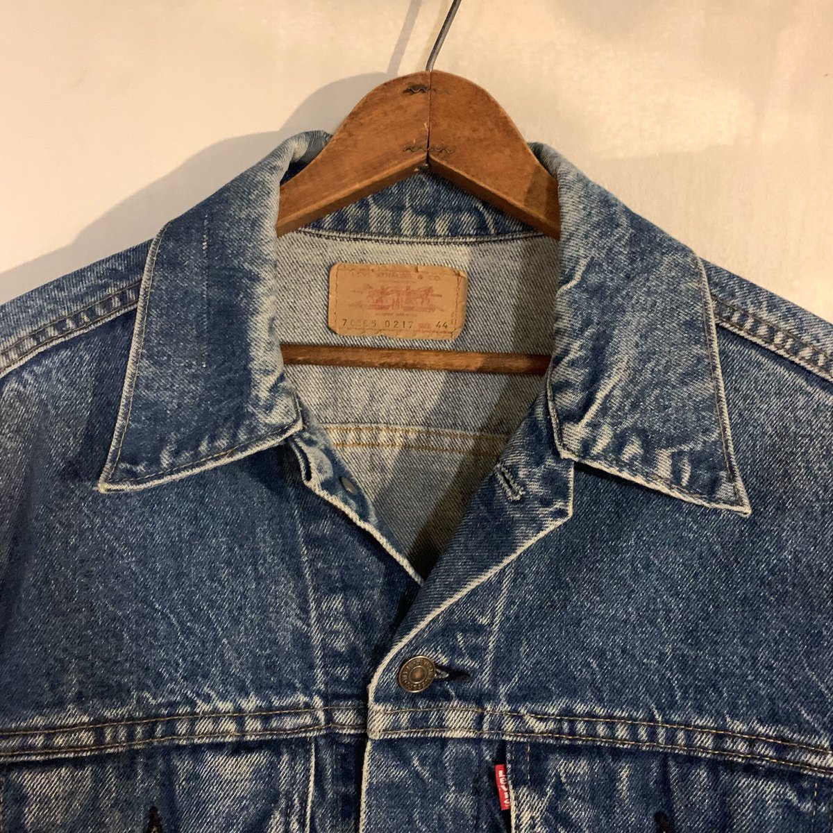 ガ*ー様 levis 70505-0217 70s 80s 527 42 デニム Levi's(リーバイス) / 90s/70505-0217/ボタン裏527/Gジャン/42