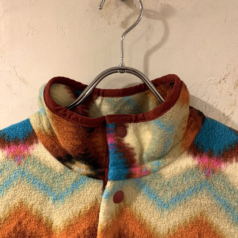 パタゴニア シンチラ スナップT フリース ジャケット 総柄 ネイティブ patagonia - 12年製 パタゴニア 総柄 ライトウェイト シンチラ