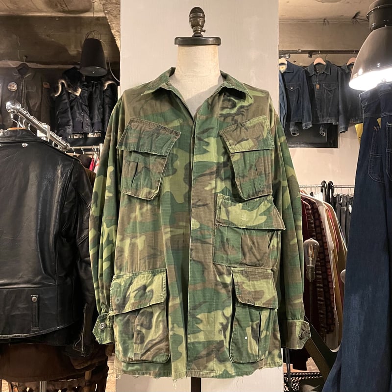 60s US ARMY Jungle Fatigue Jacket グリーンリーフ ファティー