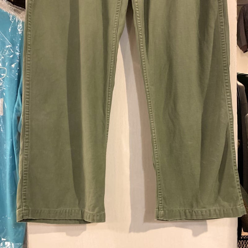 60s US ARMY ベイカーパンツ フロントボタン コットンサテン 60s US ARMY ベイカーパンツ フロントボタン コットンサテン