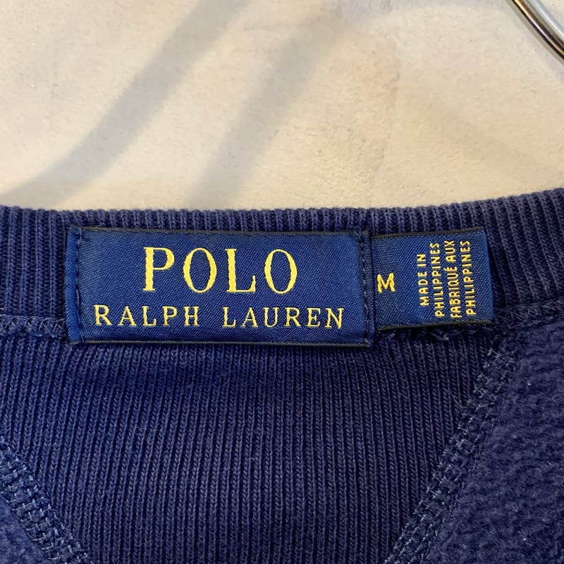 POLO RALPH LAUREN L/S スウェットシャツ 両V ヴィンテージスウェット 