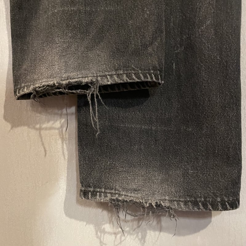 90s Levi's 501 後染め ブラックデニム パンツ 33×34 Australia製