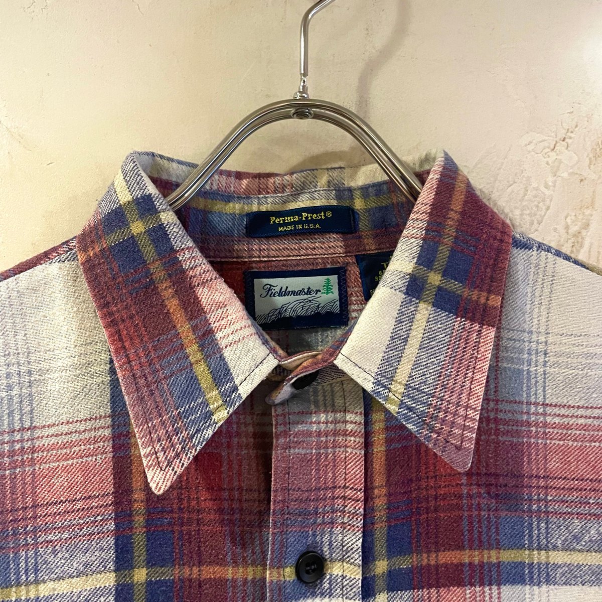 80s Fieldmaster L/S プリントネルシャツ USA製 Size L TALL 80s Fieldmaster L/S プリントネルシャツ USA製 Size L TALL