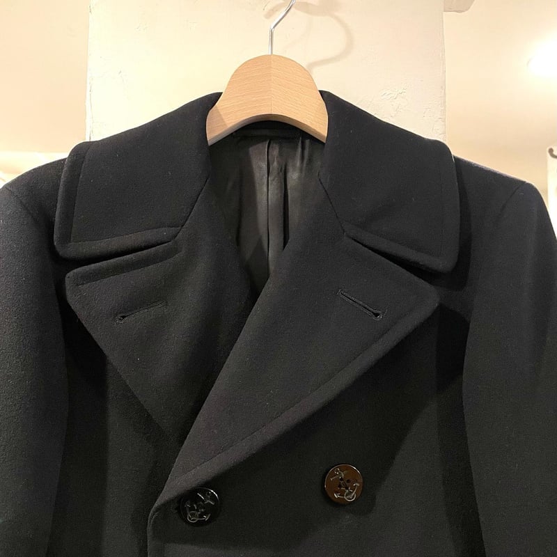 US NAVY 50s Pea Coat MANUFACTURED BY NAVAL CLOT