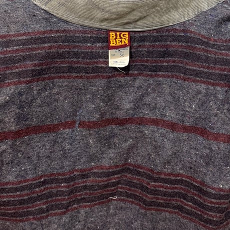 80s　BIG BEN　デニムジャケット　USA製　Size 50　ジップアップ　ブランケットライナー　TALON ZIP　ビッグサイズ　(S5118)