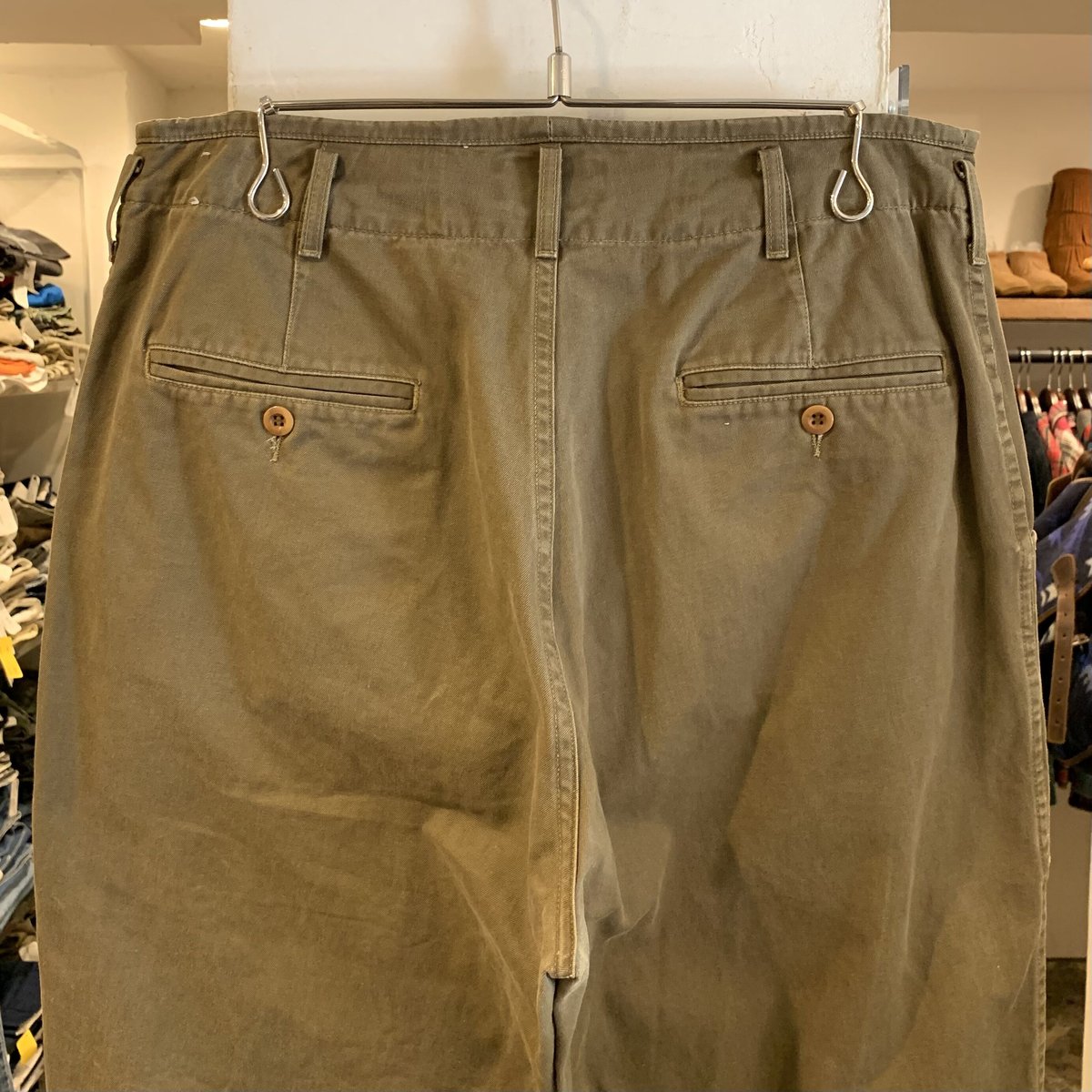 90s RRL ハンティングパンツ ダブルアールエル カーキ 三ツ星 90s RRL ハンティングパンツ ダブルアールエル カーキ 三ツ星