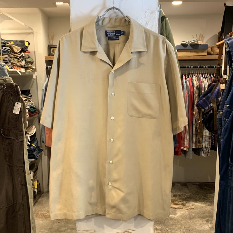 90s Polo by Ralph Lauren S/S オープンカラーシャツ ラルフ 90s Polo by Ralph Lauren S/S オープンカラーシャツ ラルフ