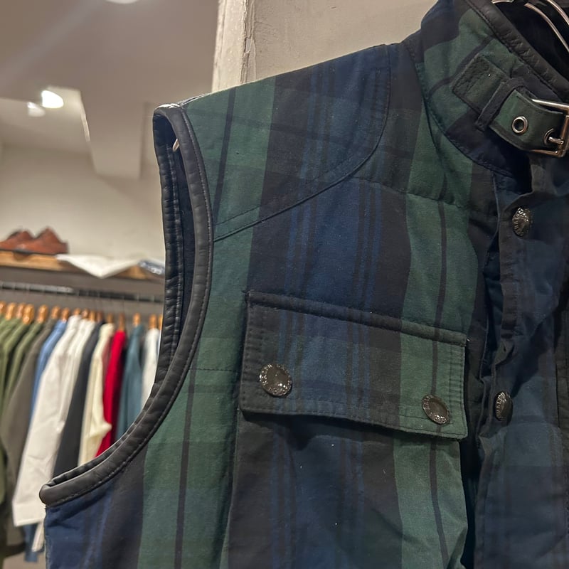 90s Polo by Ralph Lauren オイルドコットンベスト ラルフローレン ブラ