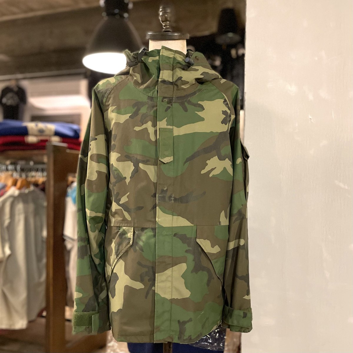 90s US ARMY GORE-TEX PARKA ウッドランドカモ柄 ゴアテックスパーカー