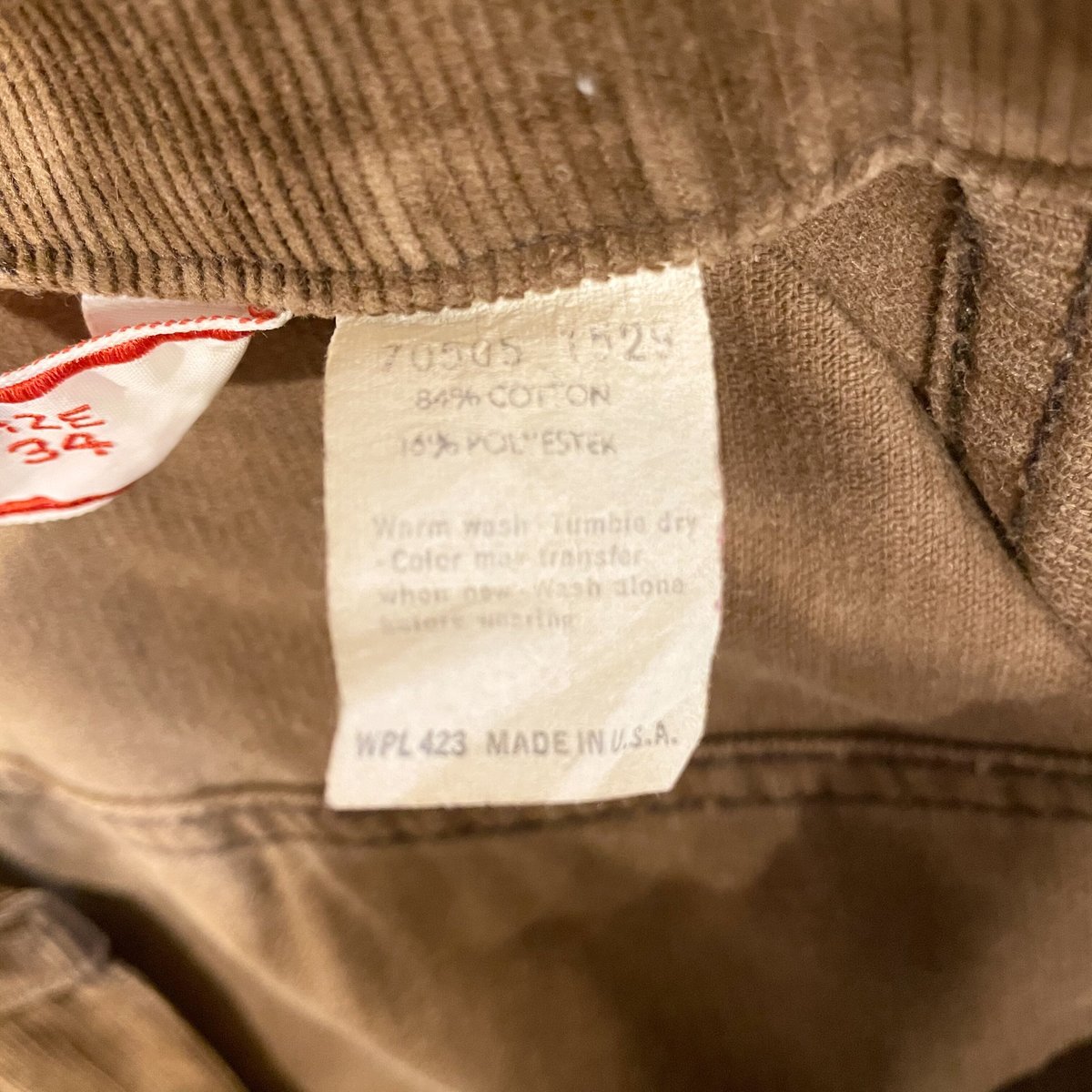 Levis 70505-1529 コーデュロイジャケット 70s USA製 ダーク Levis 70505-1529 コーデュロイジャケット 70s USA製 ダーク