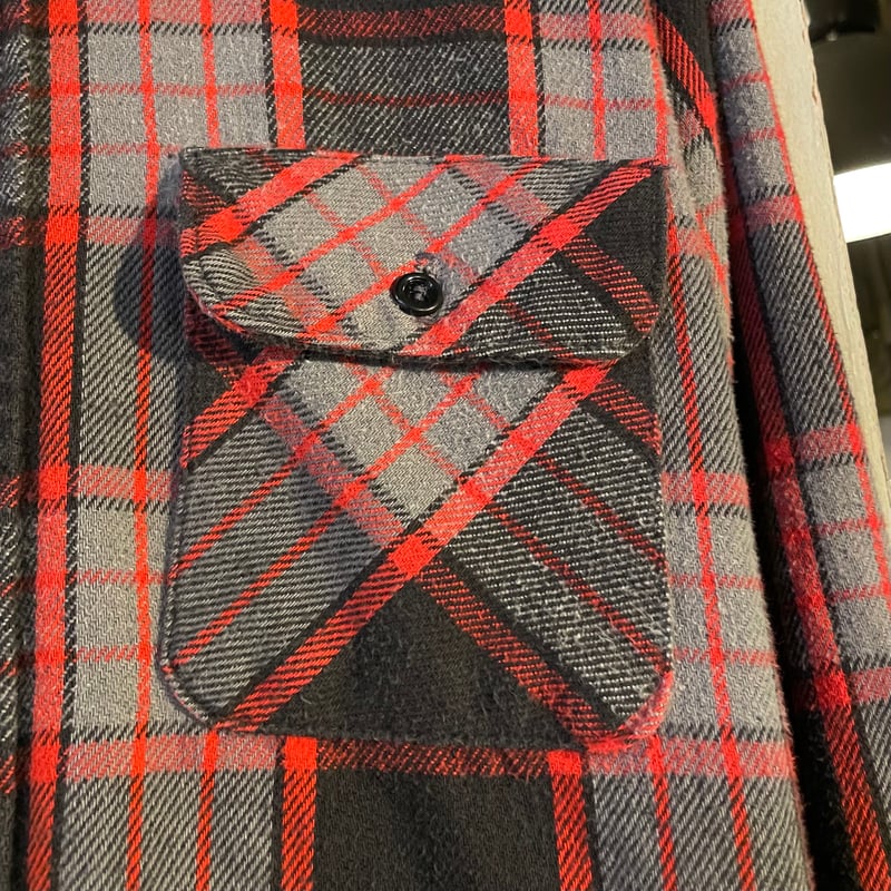 80s FIVE BROTHER by DAKOTA L/S ネルシャツ USA製 Size