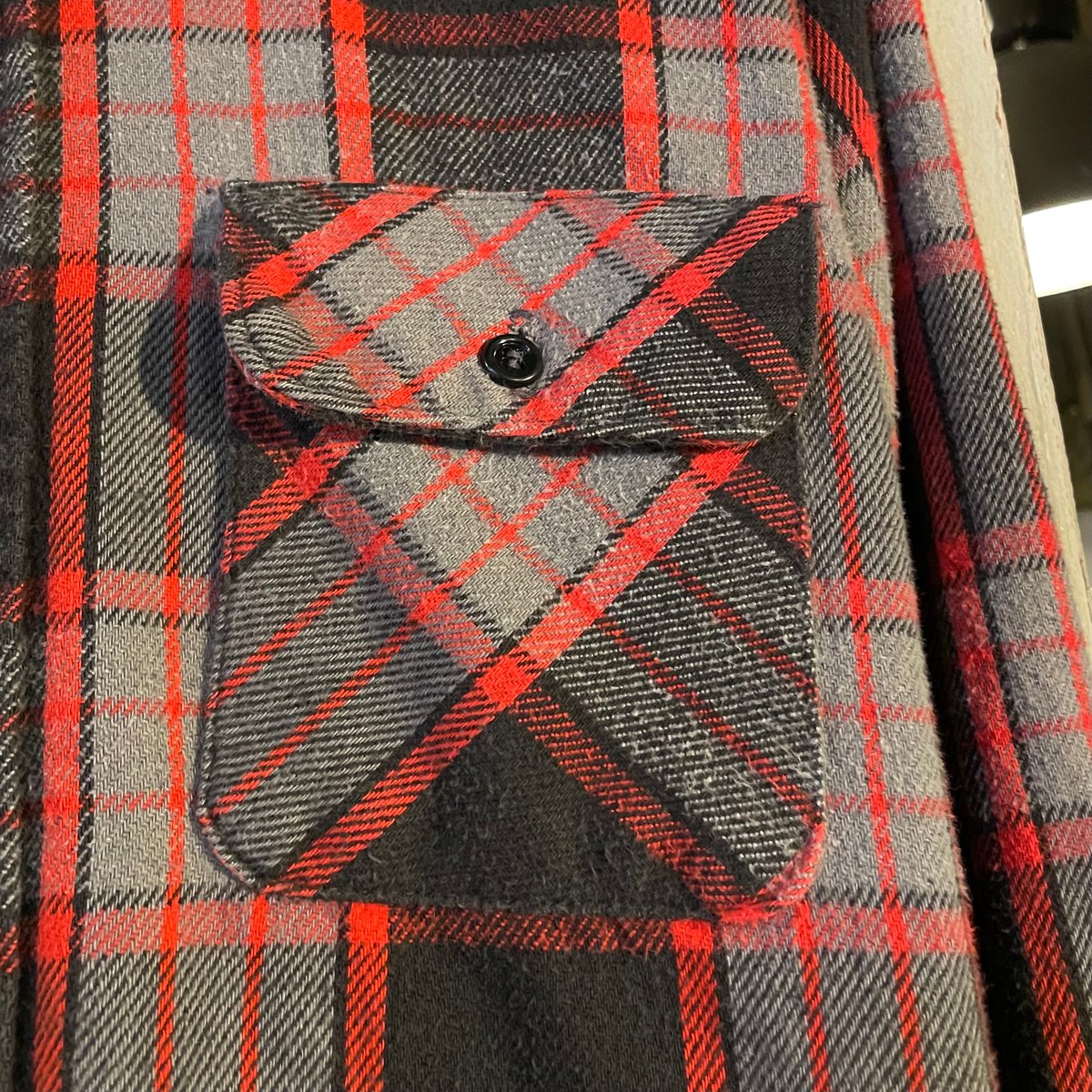 80s FIVE BROTHER by DAKOTA L/S ネルシャツ USA製 Size