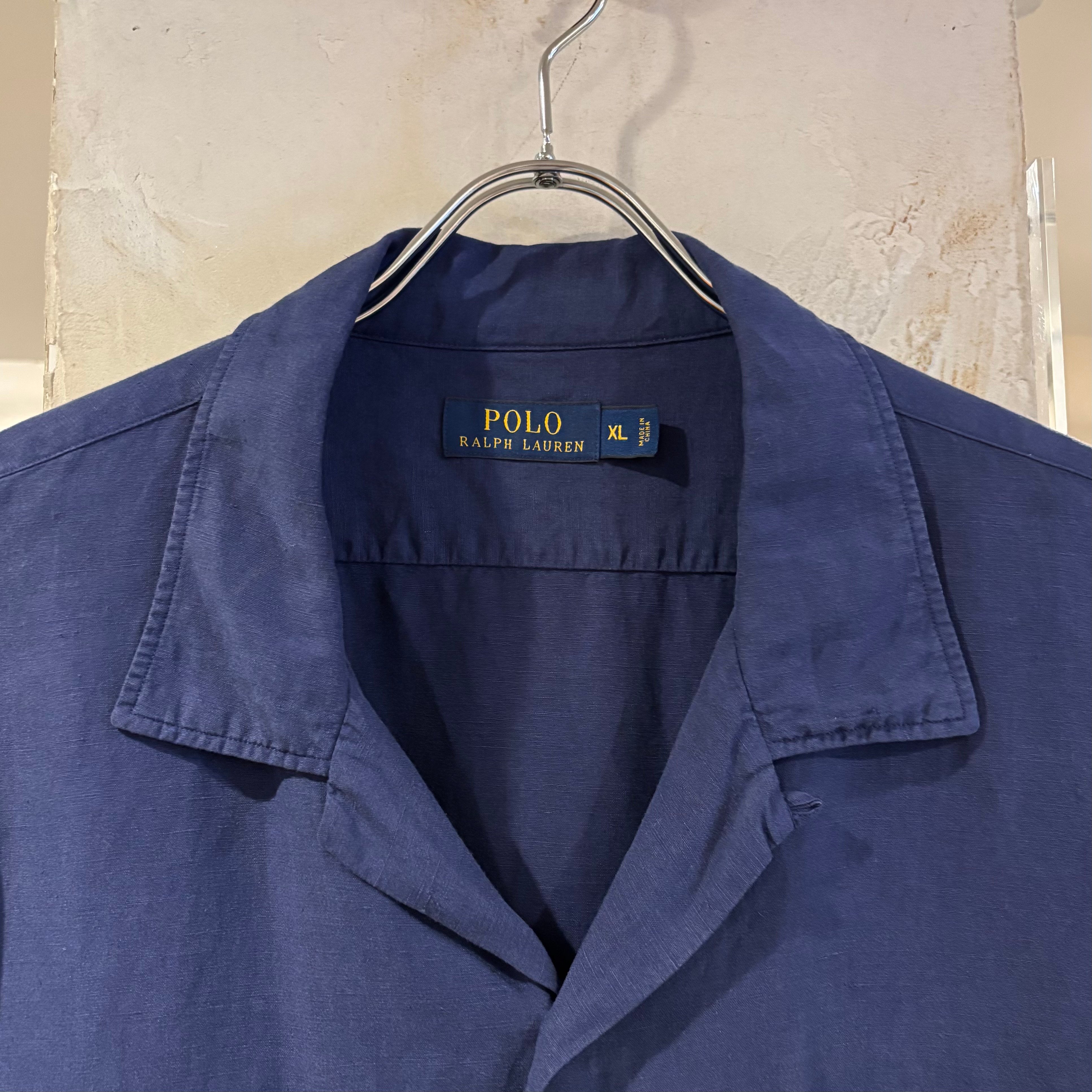POLO RALPH LAUREN S/S オープンカラーシャツ ラルフローレン Size X