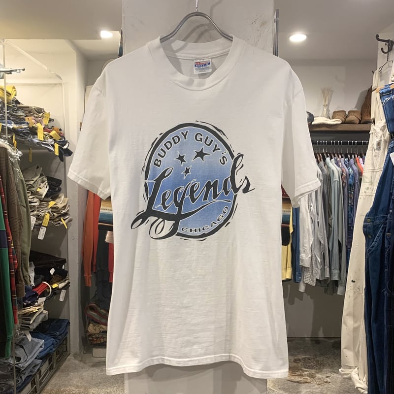 90s Hanes ショートスリーブTシャツ USA製 BUDDY GUY BUDDY GUY