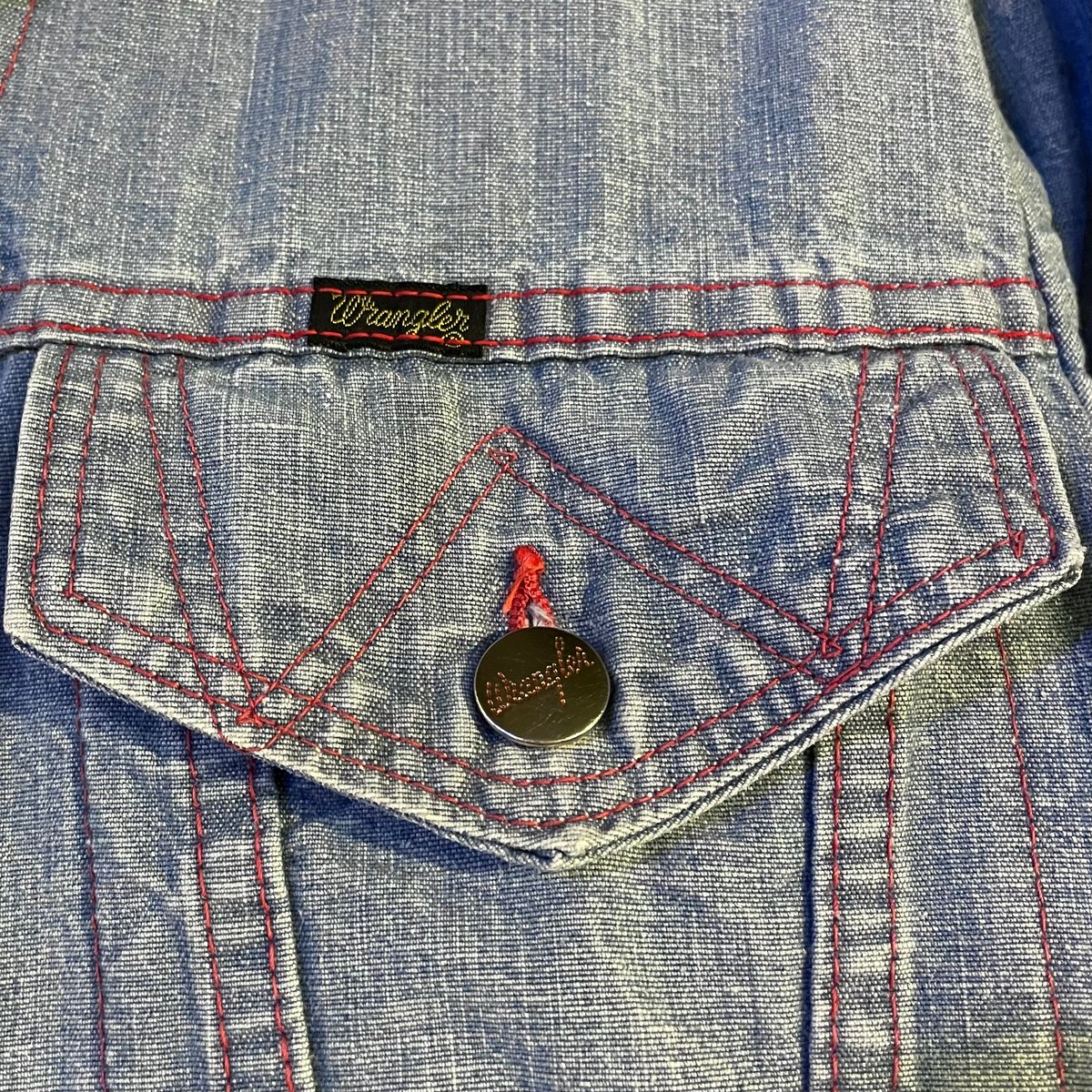70s Wrangler シャンブレージャケット USA製 Size 38 ラングラー 70s Wrangler シャンブレージャケット USA製 Size 38 ラングラー