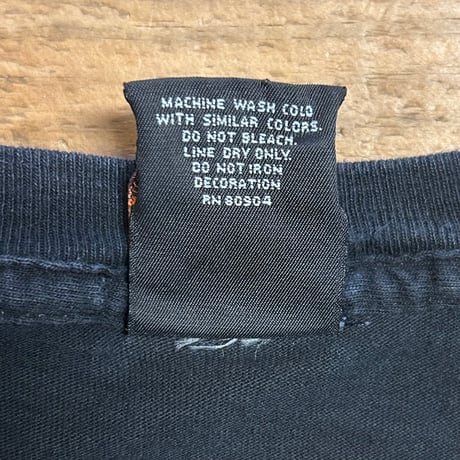 90s　HARLEY-DAVIDSON　S/S Tシャツ　ハーレーT　メタルイーグル　Size XL　USA製　©1996　(S5749)