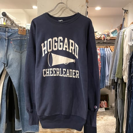 90s　Champion　リバースウィーブ　reverse weave　HOGGARD CHEERLEADER　USA製　(S1574)