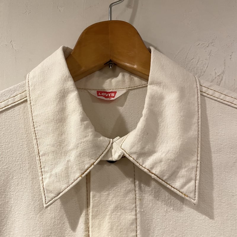 Levis 70s オレンジタブ ホワイトデニム トラッカージャケット Levis 70s オレンジタブ ホワイトデニム トラッカージャケット