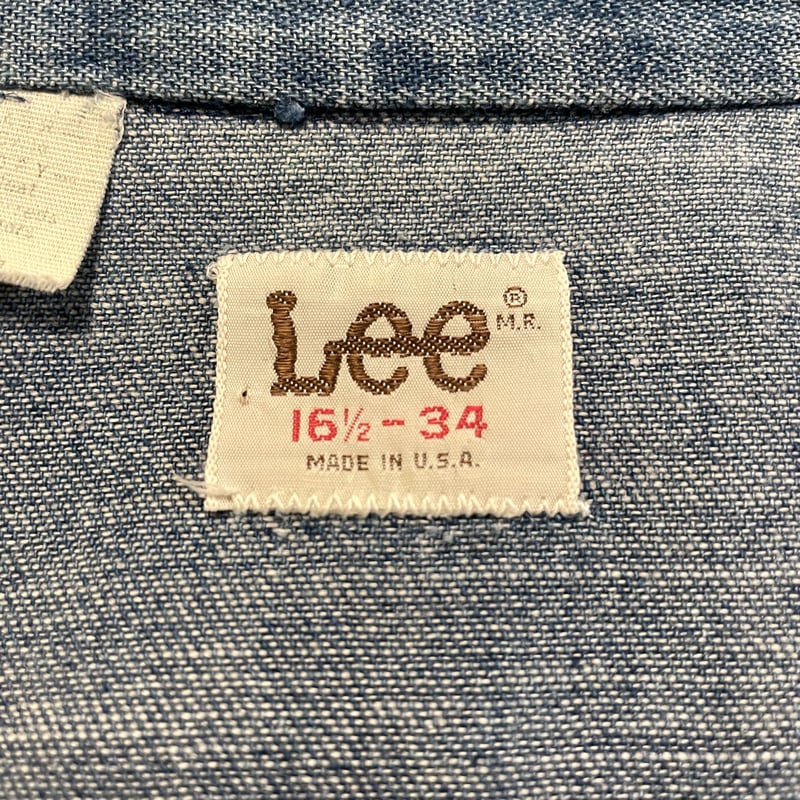 70s Lee デニム ウエスタンシャツ USA製 リー (S3437) | DUFF