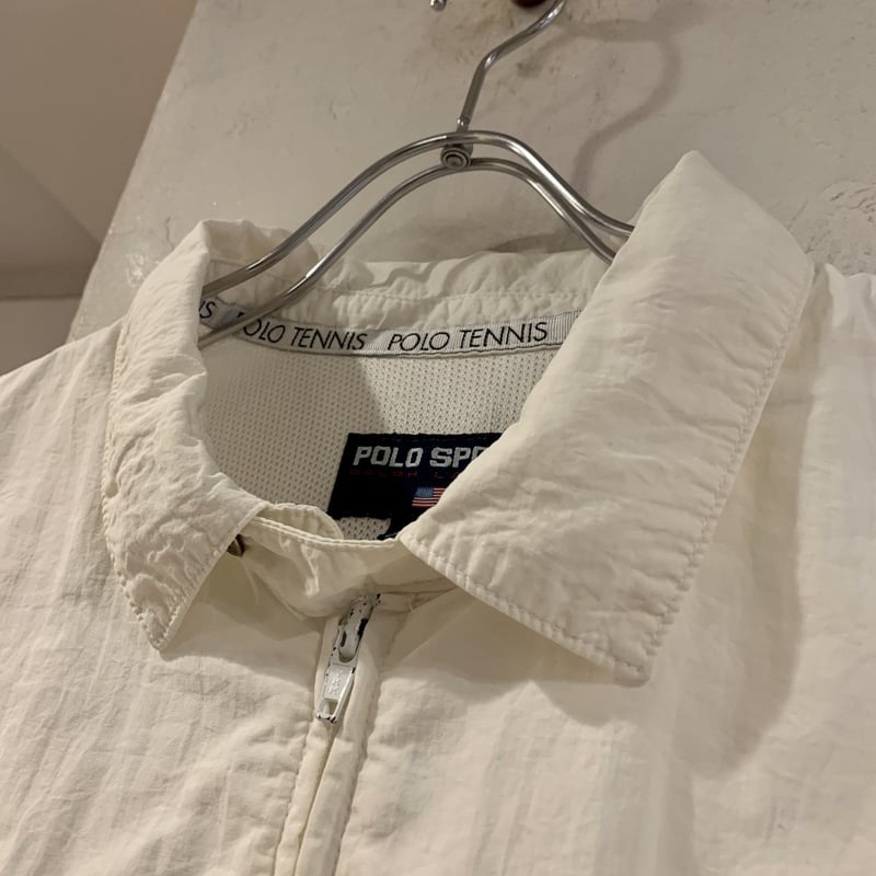 90s POLO SPORT スウィングトップ POLO TENNIS ナイロンジャケット ポ