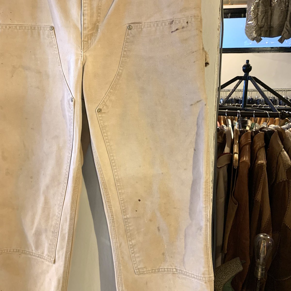 80s Carhartt ダック地 ペインターパンツ ダブルニー 雰囲気系 80s Carhartt ダック地 ペインターパンツ ダブルニー 雰囲気系