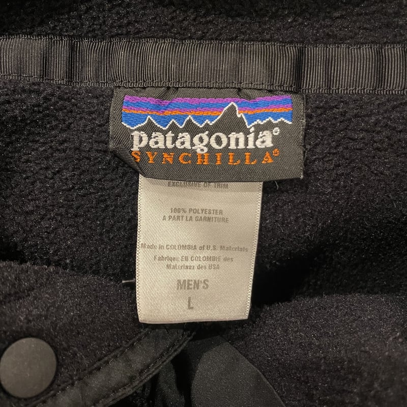 patagonia シンチラスナップT Lサイズ 黒 パタゴニア (S0358) | DUFF